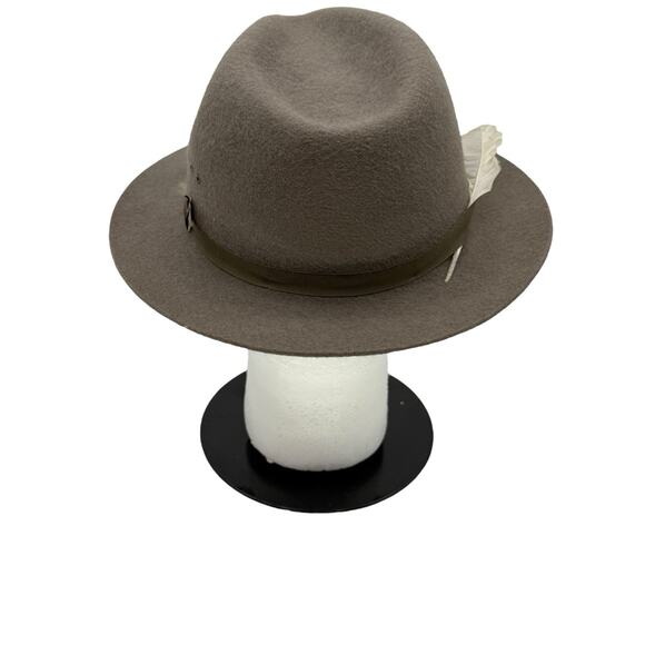 Quaker Marine Supply Company Fedora Hat Made by Wegener, Germany Size 7 1/8 - Picture 5 of 13